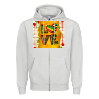 Dove Grey juneteenth love Zipper Hoodie - TumblerDesignByShophia