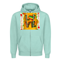 Seafoam juneteenth love Zipper Hoodie - TumblerDesignByShophia