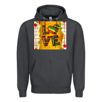 Smoke juneteenth love Zipper Hoodie - TumblerDesignByShophia