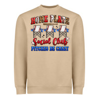 Mushroom home plate social club pitches be crazy Heavyweight Sweatshirt - Artiststas