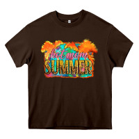 Chocolate Brown hot mom summer Heavy Core Tee - Artiststas