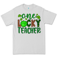 Dove Grey one lucky teacher Premium Tee - Artiststas