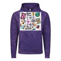 Cloud Purple teacher always learning Vintage Hoodie - NancyCooperArtShop