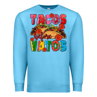 Ocean Blue tacos before vatos olivia Premium Sweatshirt - OliviaCreatesArt