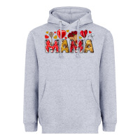 Heather Grey Valentine's Day Mama Mother's Day Heavyweight Hoodie - HowdyJamesFarm