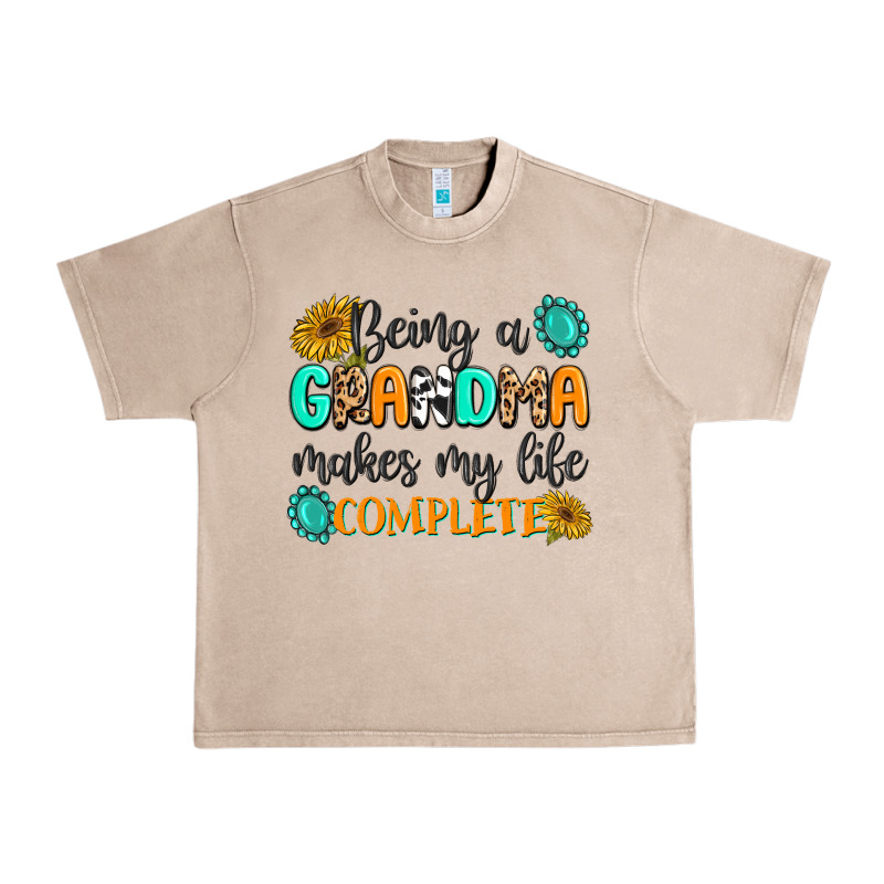 Being A Grandma Makes My Life Complete Urban Heavy Tee by MaliasSmallBusiness | Teevron