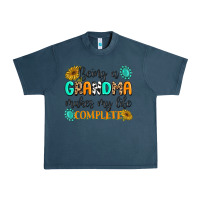 Midnight Navy Being a Grandma Makes My Life Complete Urban Heavy Tee - MaliasSmallBusiness