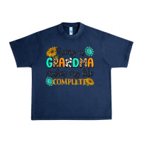 Navy Being a Grandma Makes My Life Complete Urban Heavy Tee - MaliasSmallBusiness