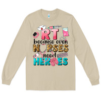 Mushroom rt because nurses need heroes Long Sleeve Tee - LillyAllenDesigns