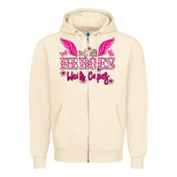 Not All Heroes Wear Capes Cancer Awareness Zipper Hoodie | Teevron