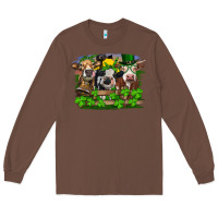 Chestnut St patrick's day heifers Long Sleeve Tee - RanaPortraitStore