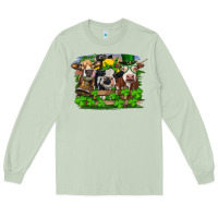 Matcha St patrick's day heifers Long Sleeve Tee - RanaPortraitStore