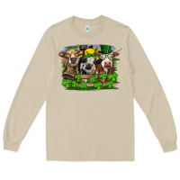 Mushroom St patrick's day heifers Long Sleeve Tee - RanaPortraitStore