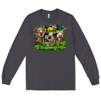 Smoke St patrick's day heifers Long Sleeve Tee - RanaPortraitStore