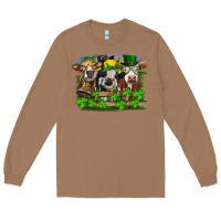 Toasted Coconut St patrick's day heifers Long Sleeve Tee - RanaPortraitStore