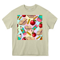 Mossy school seamless pattern Heavy Core Tee - BundleAndBundleShop