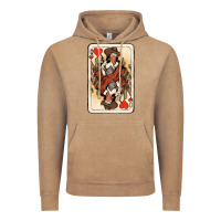 Vintage Coffee queen of hearts cowgirl Vintage Hoodie - NancyCooperArtShop