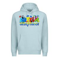 Blue Mist Autism acceptance Premium Hoodie - CowGirlArtShop