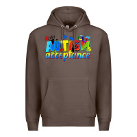 Coffee Autism acceptance Premium Hoodie - CowGirlArtShop