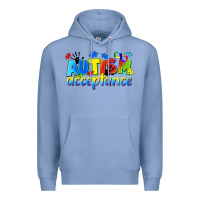 Colony Blue Autism acceptance Premium Hoodie - CowGirlArtShop