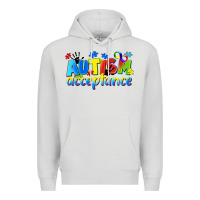 Dove Grey Autism acceptance Premium Hoodie - CowGirlArtShop