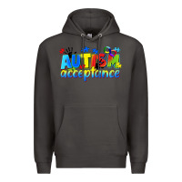 Smoke Autism acceptance Premium Hoodie - CowGirlArtShop