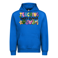 Cobalt Teaching Lucky Charms Urban Hoodie - CowhideDigitalArt