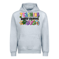 Heather Grey Teaching Lucky Charms Urban Hoodie - CowhideDigitalArt