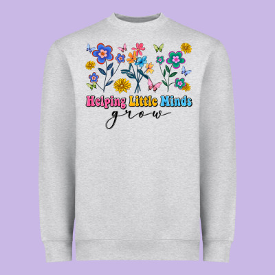 Helping Little Minds Grow Heavyweight Sweatshirt Designed By Artiststas