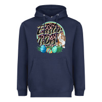 Navy Easter vibes Easter Day Heavyweight Hoodie - CowGirlArtShop