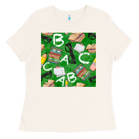 Bone english class seamless pattern Ladies Tee - BundleAndBundleShop