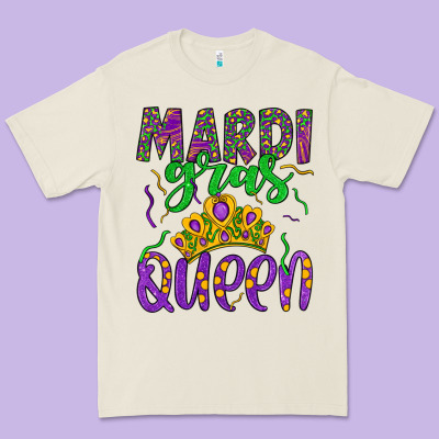 Mardi Gras Queen Premium Tee Designed By Artiststas