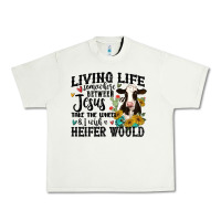 Pistachio living life somewhere between jesus take the wheel Urban Heavy Tee - MaliasSmallBusiness