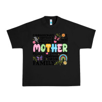 Black retro mother Urban Heavy Tee - JahusDesignShop