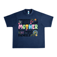 Navy retro mother Urban Heavy Tee - JahusDesignShop