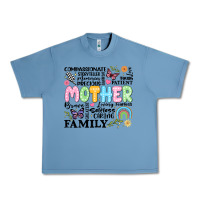 Pebble Blue retro mother Urban Heavy Tee - JahusDesignShop