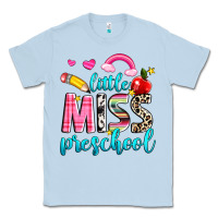 Dusty Blue little miss preschool Classic Tee - NancyCooperArtShop