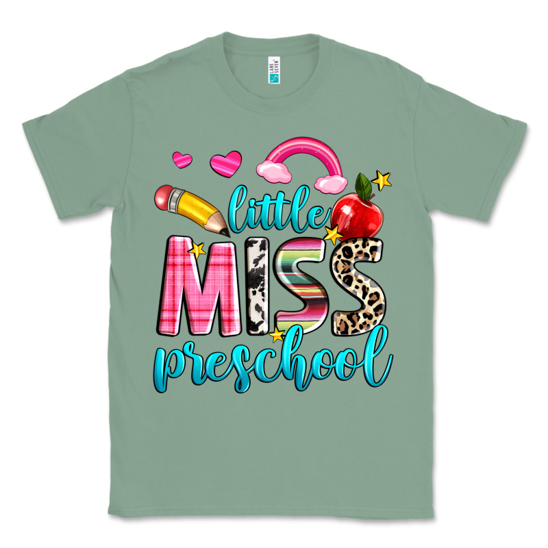Little Miss Preschool Classic Tee by NancyCooperArtShop | Teevron