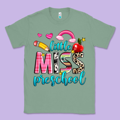 Little Miss Preschool Classic Tee Designed By Nancycooperartshop