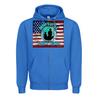 True Royal daddy's little fishin buddy Zipper Hoodie - TumblerDesignByShophia