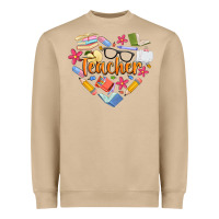 Mushroom teacher heart Heavyweight Sweatshirt - Artiststas