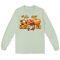 Matcha happy fall y'all Long Sleeve Tee - LillyAllenDesigns