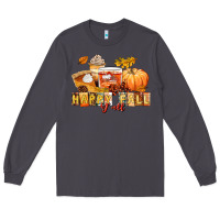 Smoke happy fall y'all Long Sleeve Tee - LillyAllenDesigns