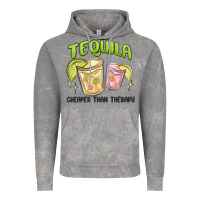 Cloud Rock tequila cheaper than therapy Vintage Hoodie - MaliasSmallBusiness