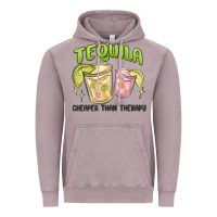 Vintage Zinc tequila cheaper than therapy Vintage Hoodie - MaliasSmallBusiness