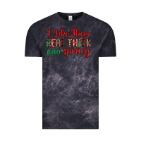 Cloud Black i like them real thick and sprucy Vintage Tee - MaliasSmallBusiness
