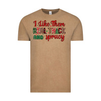 Vintage Coffee i like them real thick and sprucy Vintage Tee - MaliasSmallBusiness