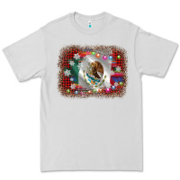Dove Grey mexico flag christmas Premium Tee - AdoDesignShop