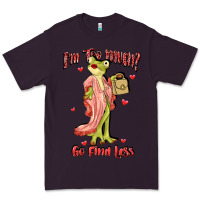 Plum im too much go find less boujee frog funny Premium Tee - JahusDesignShop
