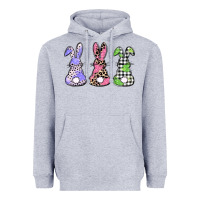 Heather Grey Easter bunnies Heavyweight Hoodie - CowGirlArtShop